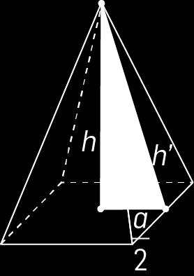 Área sombreada = A triângulo [AAA] A círculo Opção (D) = BB AA = 7 h 7 = 7(h 7) π = 7h 9 π π π Cálculo auxiliar AA + BB = h AA + 7 = h AA = h 7 AA = h 7,