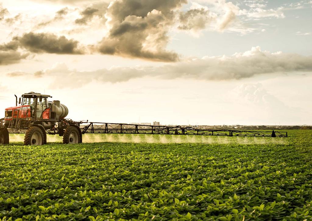 inovação e alto rendimento A pulverização realizada de forma correta é fundamental para a proteção das plantas contra pragas e doenças e garantir uma colheita mais produtiva para o produtor.