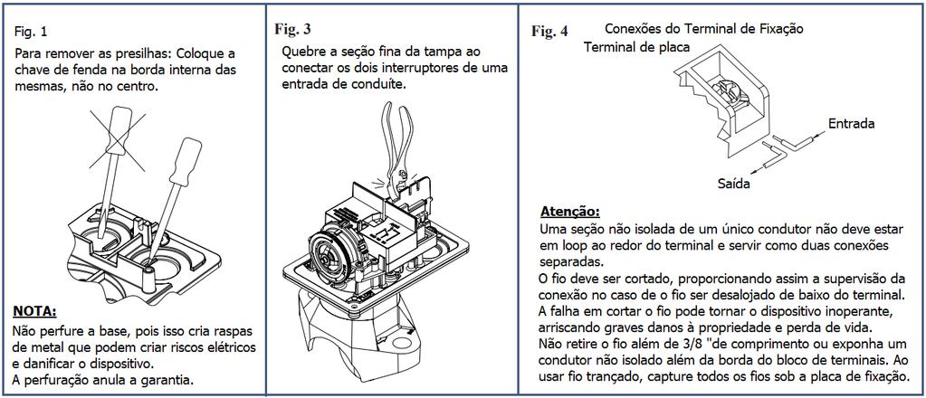 operar um anunciador visual ou sonoro local. 2.