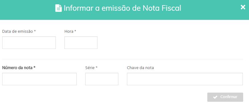 NOTA FISCAL EMITIDA - UNITÁRIO A primeira atualização a ser feita depois do pedido baixado é a de Nota Fiscal Emitida.