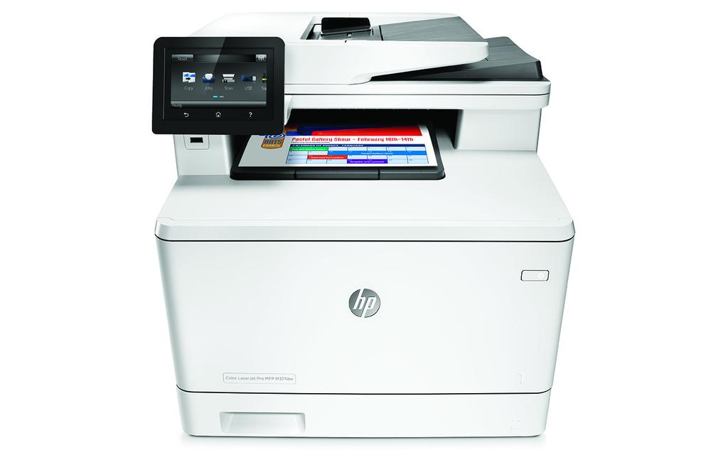 Ficha técnica Impressora multifunções HP Color LaserJet Pro M377dw Resultados fantásticos. Segurança sólida.