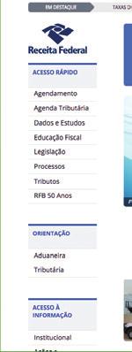 site da Receita