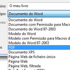 Muito importante: não junte o documento da capa e a contracapa no mesmo documento Word do interior, para que a sequência de numeração de páginas fique correcta.