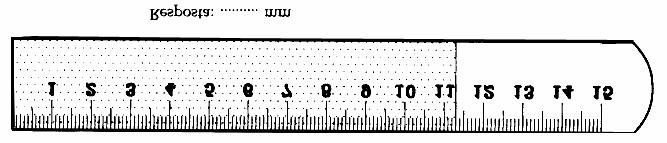 Em desenho técnico se escreve apenas a medida, sem indicação do símbolo mm. Por exemplo: se uma peça tem 35 milímetros de comprimento, aparecerá apenas o número 35.