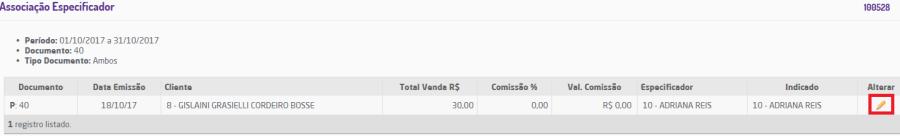 Defina o % de comissão para cada pedido: Faturar o Pedido Faturamento> Emissão de Nota Fiscal> Fatura