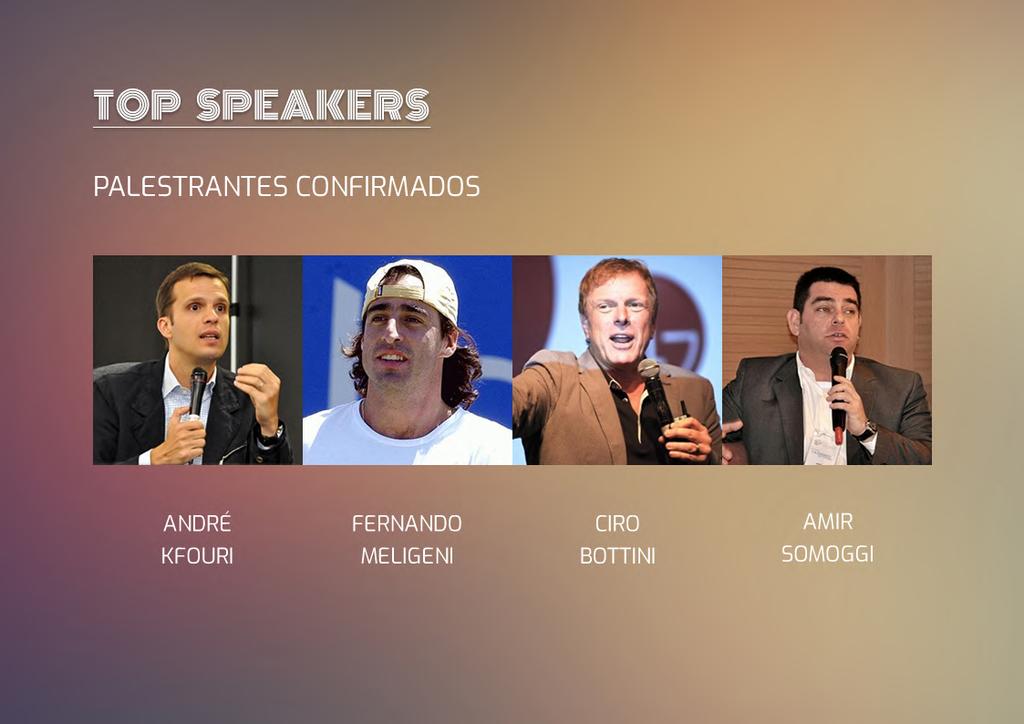 TOP SPEAKERS PALESTRANTES CONFIRMADOS ANDRÉ