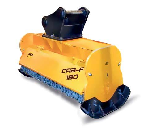 K5-CABF-180 Destroçador CABSFB/CABF REFORÇADO Essencial para trabalhos de limpeza na agrícultura, floresta e espaços verdes. LARGURA TRAB. CORR.
