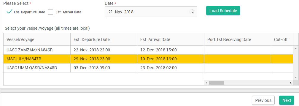 : Nos campos Net Cargo Weight e Number of Packages deve ser mencionado o peso aproximado e a quantidade de embalagens de cada container. STEP 4 1.