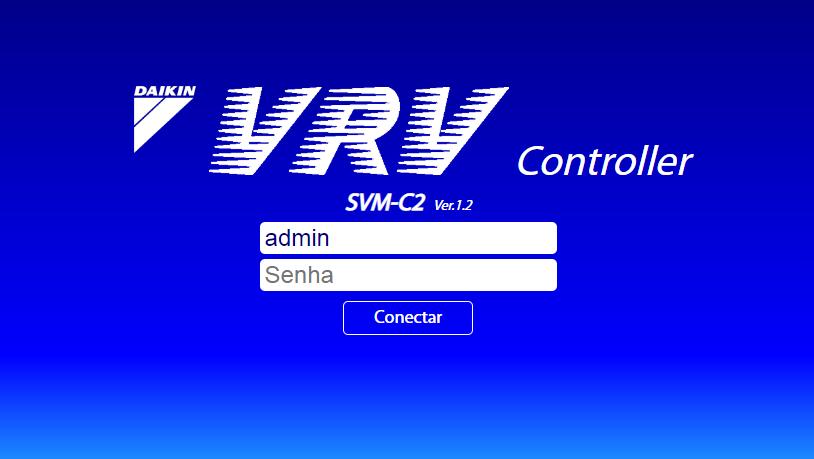 3. Como usar o SVMPC2 3.1 Login Login com nome de usuário registrado e senha para usar SVMPC2. Tela de login Primeiro acesso usar o usuário padrão admin. O admin não tem senha gravada inicialmente.