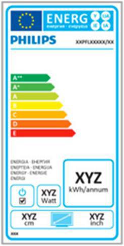 6. Informações sobre regulamentações EU Energy Label The European Energy Label informs you on the energy efficiency class of this product.