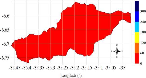 Figura 14. Espacialização climática do mês de novembro da Bacia do rio Camaratuba.