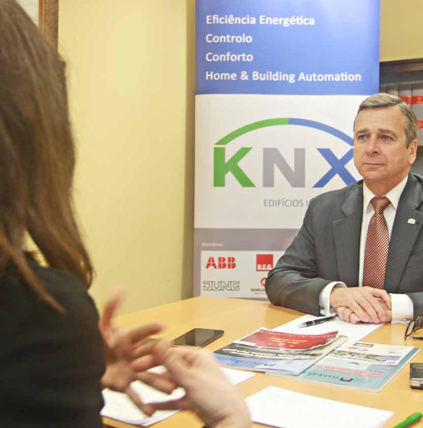 «Os edifícios vão ter de ser cada vez mais inteligentes» A Associação KNX Portugal existe para promover e divulgar a Norma KNX, utilizada em automação de edifícios residenciais e comerciais.