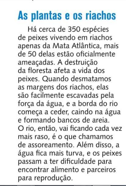 Atlântica, os peixes estão diminuindo de tamanho devido a poluição das águas.