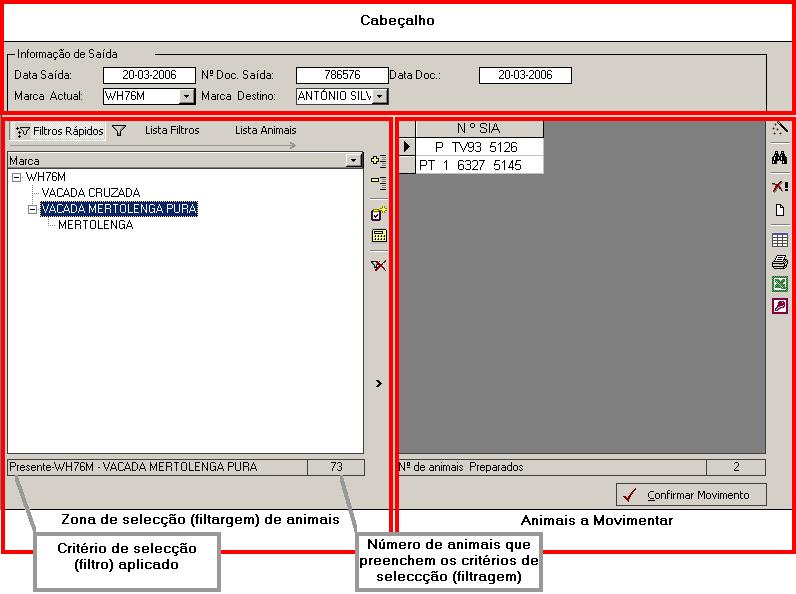 Exportação dados 2.4.2 54 de Permitem a exportação dos dados da lista para MS Excel e MS Access, respectivamente.