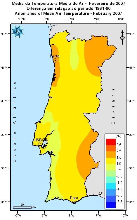 1. Situação Sinóptica Até dia 4 o estado do tempo no Continente foi influenciado por um anticiclone centrado nas Ilhas Britânicas e por uma depressão centrada no Norte de África.