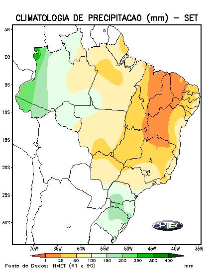 ASPECTOS GERAIS DA ATMOSFERA Condições atmosféricas e oceânicas que influenciaram o Maranhão em setembro de 2018 O mês de setembro é considerado um ápice do período seco em grande parte do Maranhão.