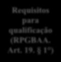meses a contar da data de ingresso do Discente no curso Requisitos para qualificação (RPGBAA. Art. 19.