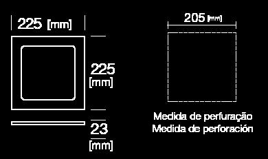 Ficha técnica do produto Potência nominal 18W Equivalência 2x CFLi DSTAR T3 de 20W Tensão nominal 100-240V Fluxo luminoso 1500lm