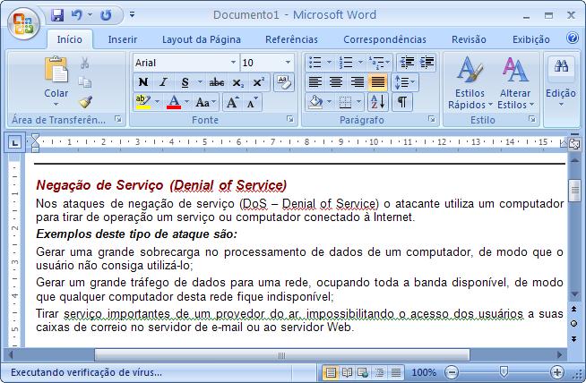 15) A partir do Guia Arquivo é possível abrir e fechar um documento. 16) Na guia Exibição, grupo Janela, contém o comando Dividir, que permite dividir a Janela Word em até dois painéis.