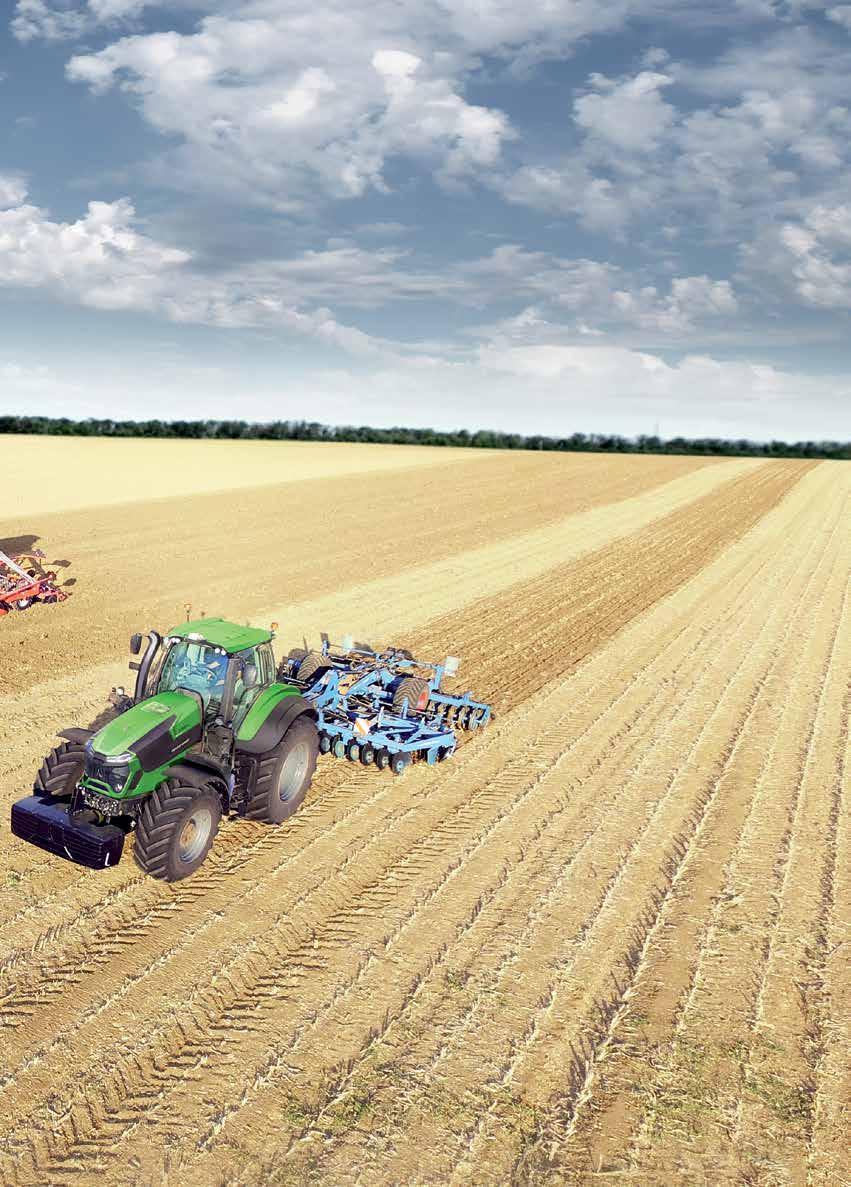 AGRICULTURA DE PRECISÃO Para além de uma vasta gama de tratores, a DEUTZ-FAHR oferece também avançados sistemas de agricultura de