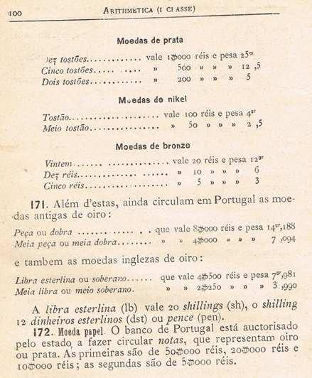 Helder Pinto 67 Figura 8: Arithmetica (primeira classe), 1905-1910 (?) (2). Referências [1] Albuquerque, Joaquim d Azevedo.