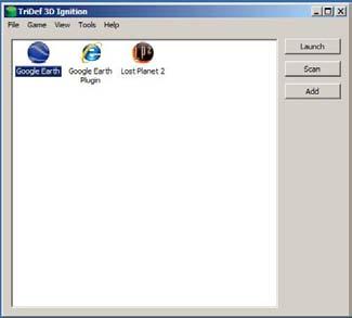 4. Ver 3D utilizando o software TriDef 3D 4. Será apresentado um ícone no ambiente de trabalho do SO Windows. 5.