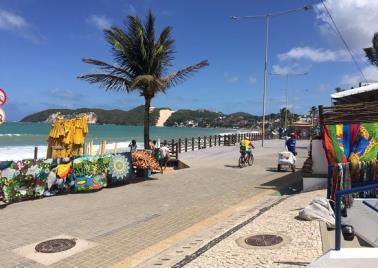 Na Vila de Ponta Negra as casas são menores, as ruas mais