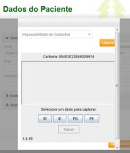 4. Aguarde o sistema gerar o aplicativo do controle biométrico e fique atento à mensagem em destaque na imagem abaixo