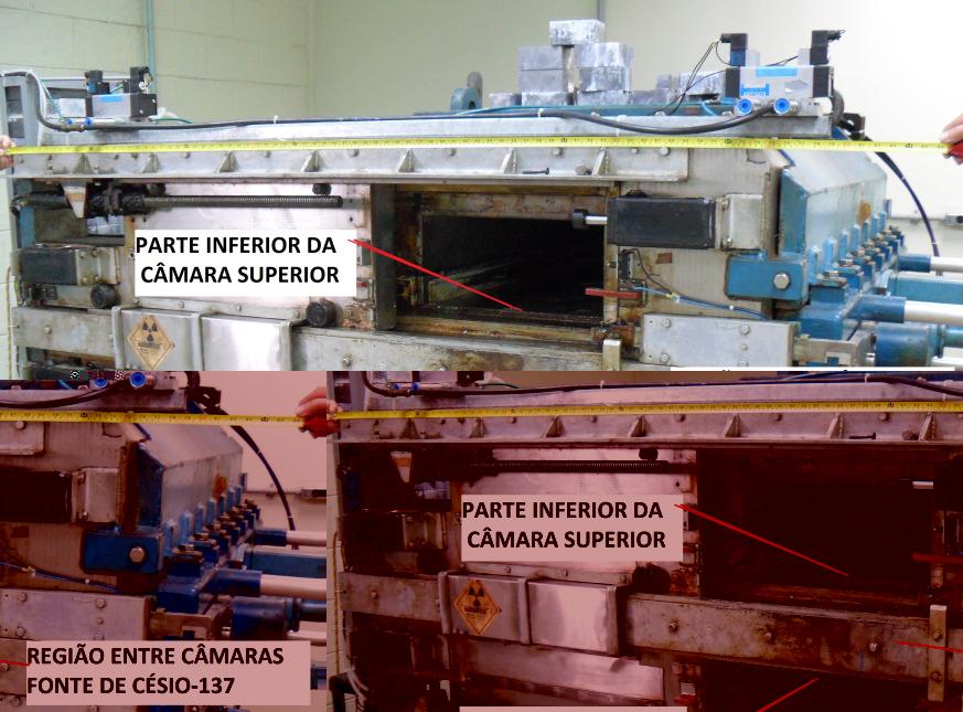 Condições de simulação Modelo computacional do irradiador de pesquisa do Centro Tecnológico