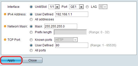 Clique definido pelo utilizador para dar um endereço IP de Um ou Mais Servidores Cisco ICM NT para que o filtro é