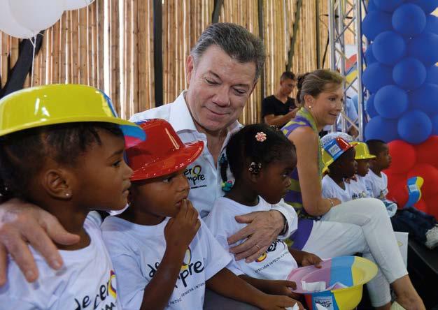 Foto: Assessoria de Imprensa da Presidência da República da Colômbia criança deve receber desde o nascimento até os 6 anos de idade.