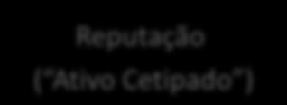 000 clientes) e Sistema de integração com a base de clientes Reputação ( Ativo Cetipado ) Forte relação com os