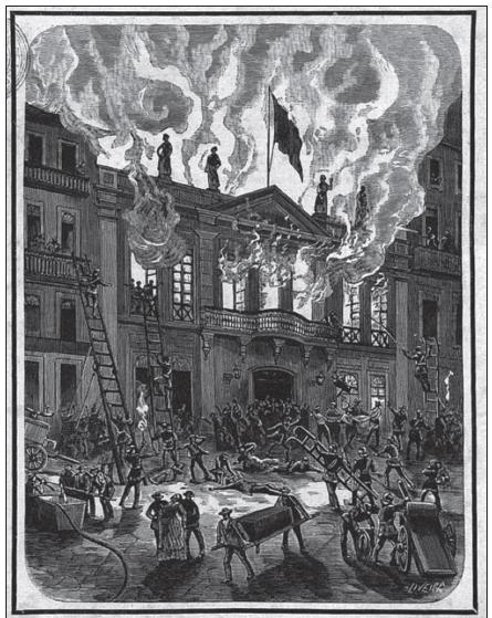 O incêndio do Teatro Baquet