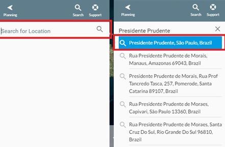 Passo 6: Colocar o nome da cidade em que vai fazer o voo O