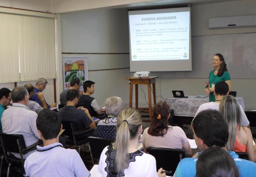 Capacitação para agentes técnicos de extensão rural da Epagri