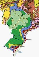 Unidades de sedimentos glaciais, pós-glaciais e marinhos 3.