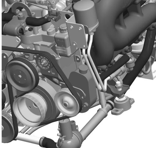 Fluido d Direção Hidráulic Verificção Seção 5 - Mnutenção 1. Desligue o motor e centrlize unidde de trção de pop (Sterndrive). 2.