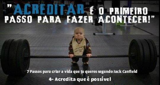 Mais algum? ACREDITAR ACREDITAR que você nasceu pra vencer!