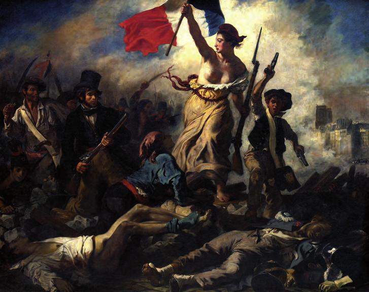 GRUPO III 1. Observe a Figura 1. Figura 1 Eugène Delacroix, A Liberdade Guiando o Povo, 1830, óleo sobre tela, 60 35 cm in https://pt.wikipedia.org (consultado em outubro de 018).