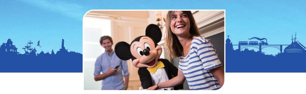 Hotéis e Resorts Disney Fique no centro da magia, escolha um dos Hotéis e Resorts Disney, onde cada detalhe o envolve num conto emblemático Disney.
