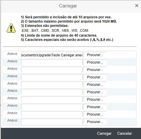 IV. Sala de Colaboração Inserindo Anexos na Mensagem Enviada Na tela de