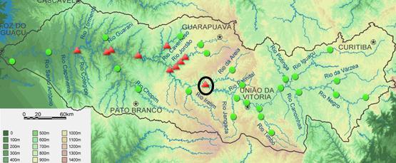 17 Figura 2.2 Localização da UHE Foz do Areia Fonte: COPEL (2016).