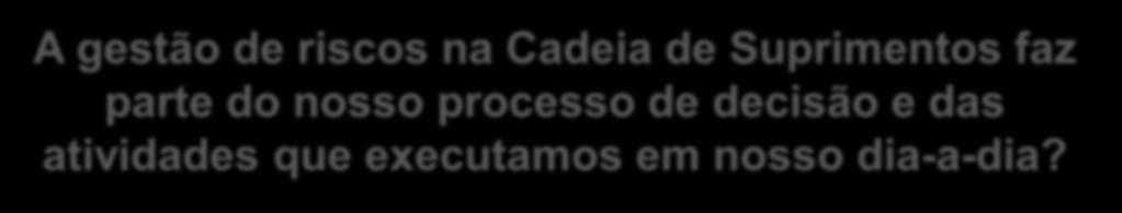 processo de decisão e das