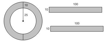 R = L π = ( L R ) QUESTÃO 5 Chamando o lado do triângulo equilátero de a, temos: No triângulo BCD, BC = a.cos60 o = a.1/ = a/ DC = a.sen60 o = a.