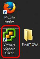Instale a ponta de prova da rede de FindIT usando o cliente do vsphere de VMware Siga estas etapas para distribuir a imagem dos ÓVULOS VM ao cliente do vsphere de VMware.