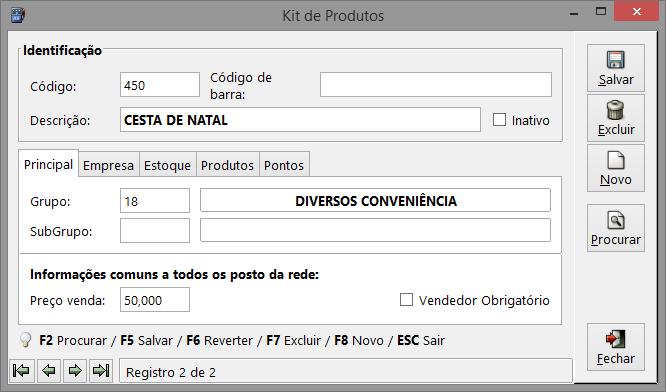 4.6 Kit de Produtos Para chamar a atenção dos clientes alguns postos optam por fazer ou comprar kit de produtos para vender.