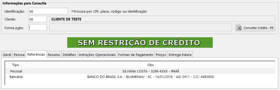 Bairro: informar o bairro do endereço informado; CEP: informar o CEP do endereço informado; Cidade: informar a cidade do endereço informado; Estado: informar o estado do endereço informado; Telefone: