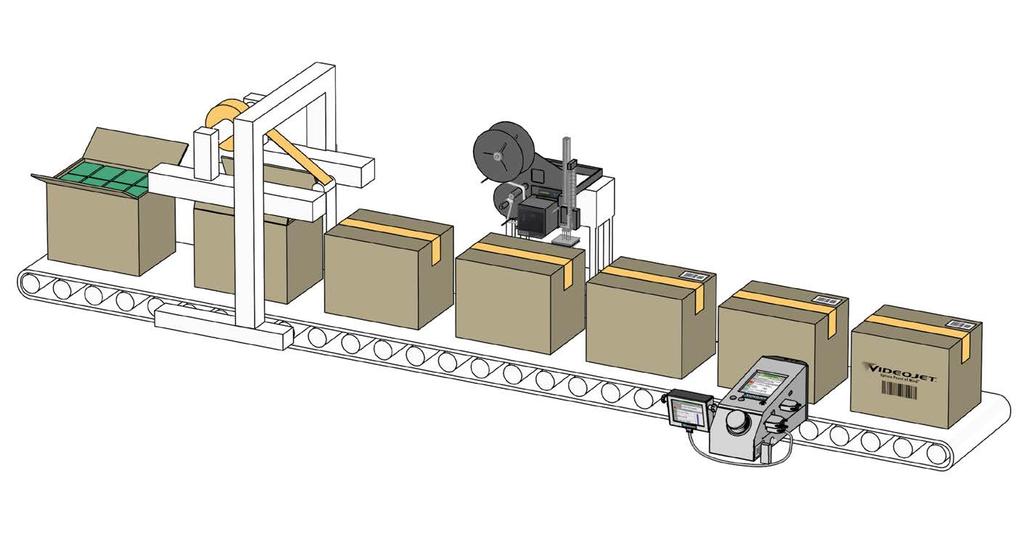 Soluções inovadoras para cada etapa de seu processo Selo de enchimento de formato vertical Em movimento contínuo ou intermitente, a Videojet possui uma gama de impressoras que abordam a crescente