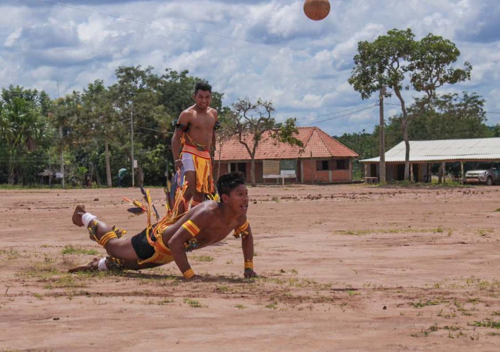 Jikunahaty (futebol de cabeça) O futebol de cabeça é mais antigo que o futebol tradicional que conehcemos.