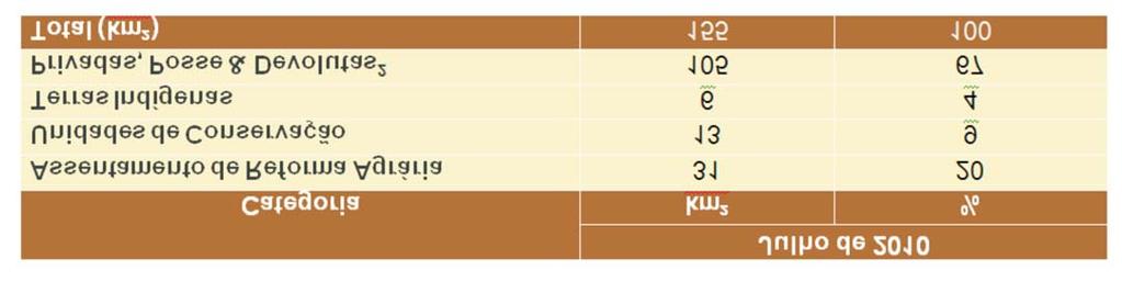 Geografia do Desmatamento Assentamentos de Reforma Agrária Em relação a situação fundiária, em julho de 2010, a maioria (67%) do desmatamento ocorreu em áreas privadas ou sob diversos estágios de